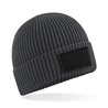 Winter hat - MOD. B442R:Graphite Grey, 52% polyester / 47% acrylic / 1% elastane, Black, One Size